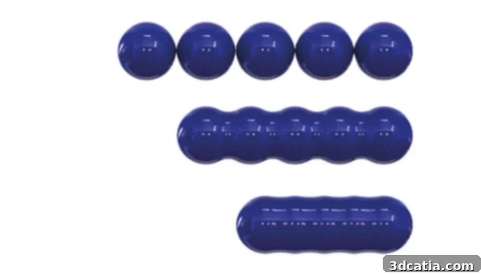 Multi Material Jetting droplets deposited at high speed