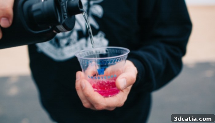 Smart Cups: instant energy drink with water