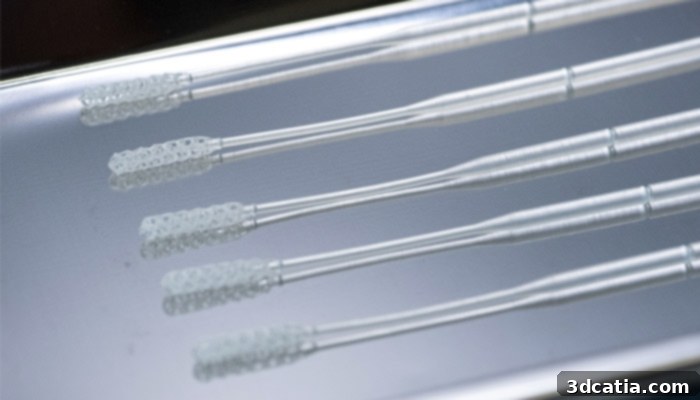 3D printed swabs