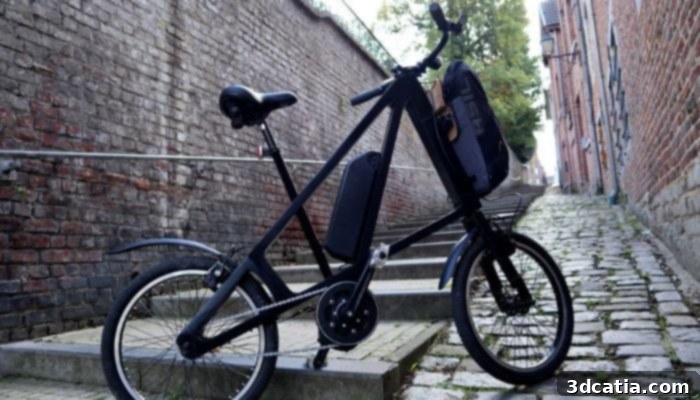 Shadow M1, 3D Printed Electric Bike for the City