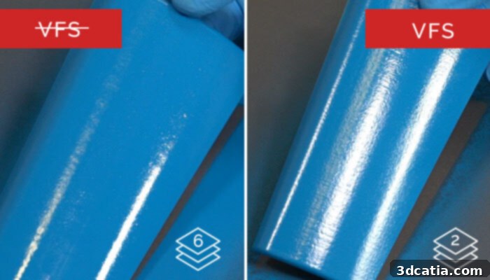 VaporFuse Surfacing reduces paint layers