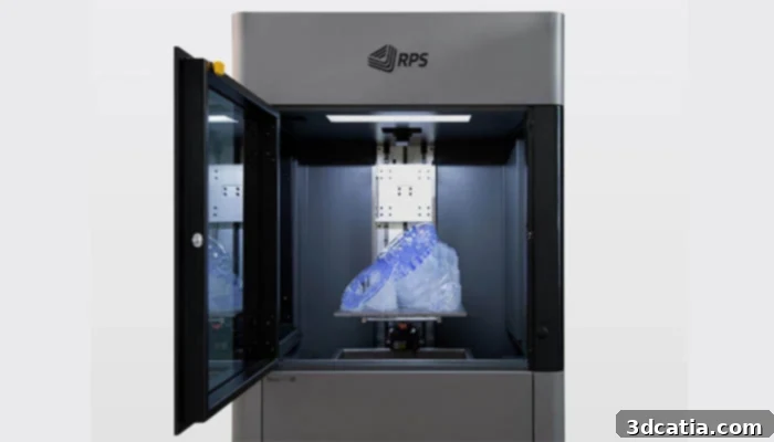RPS Neo450 Series 3D Printer Producing High-Quality Parts