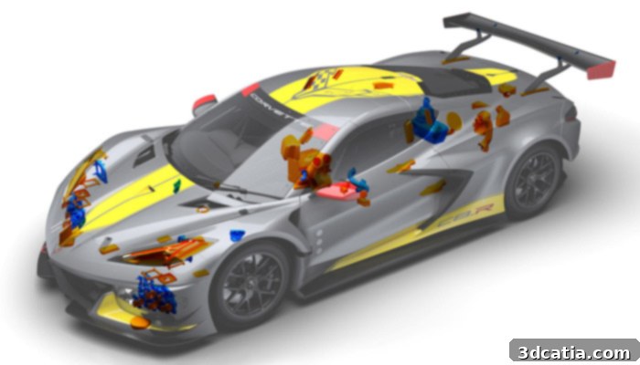 Chevrolet cars with 3D printed parts