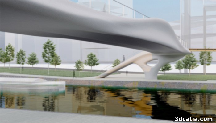 3D printed bridge in paris