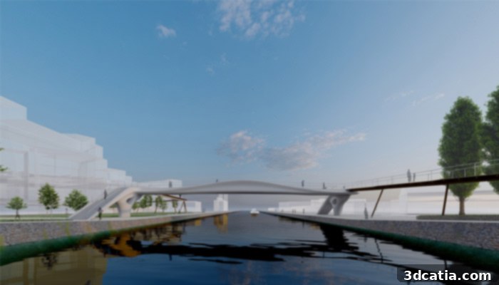 3D printed bridge in paris