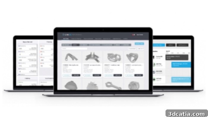 Link3D mobile app for additive manufacturing post-production