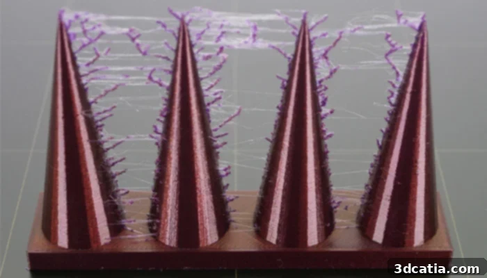 3D printing stringing problems