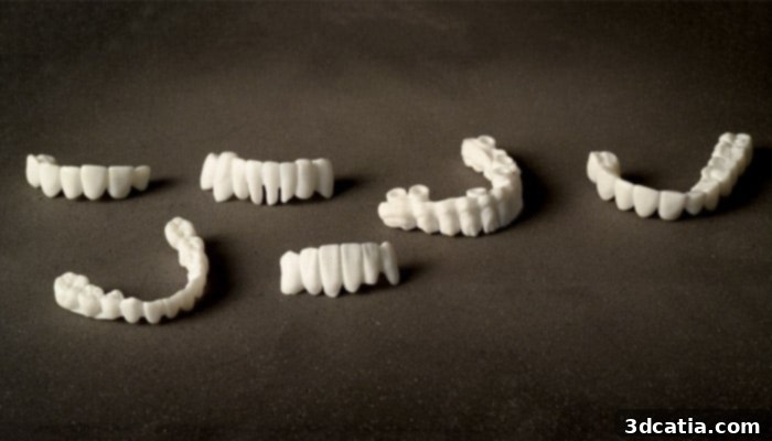 3D printed dental models and jewelry from Lino3D