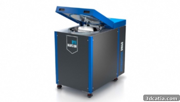 Transforming 3D Prints: Essential Post-Processing Methods 6 DyeMansion DM60 industrial coloring machine
