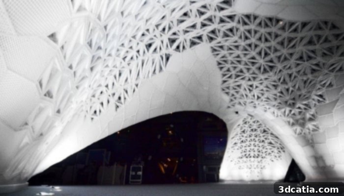 VULCAN, 3D printed architectural pavilion for Beijing Design Week