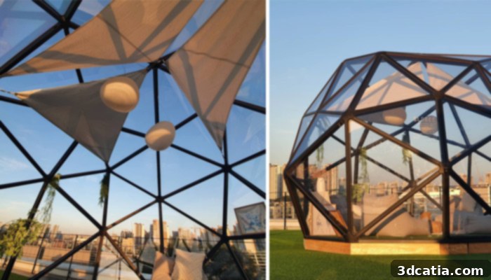 HS HITECH Blobee 3D printed glass structure joints