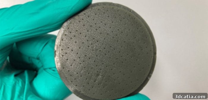3D printed mould with holes for biomimetic tongue research