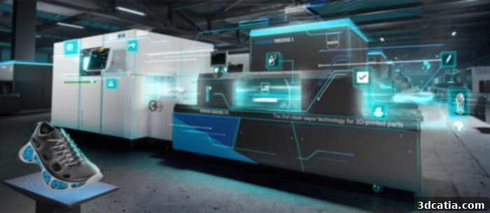 Future production plant for additive manufacturing