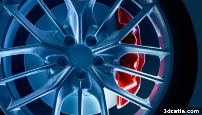 3D Printed wheel carrier and brake caliper from FCA and Fraunhofer
