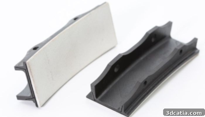 3D printed turbine components made from CMC material