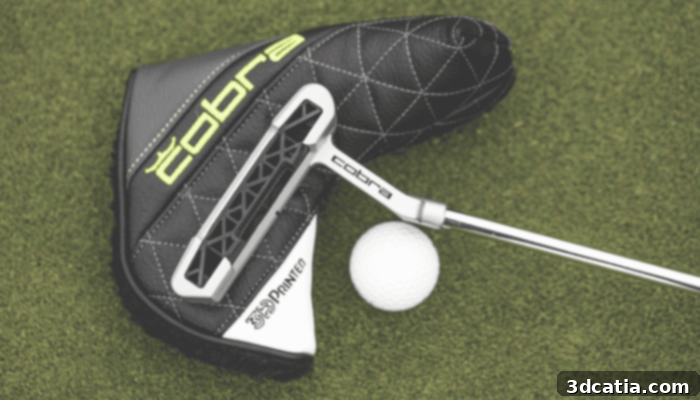 Cobra Golf putter made with HP Metal Jet 3D printing
