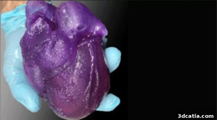 3D printed heart model for surgical training