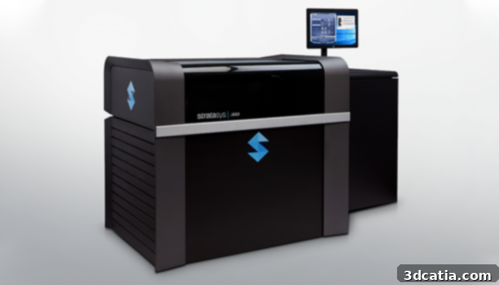 With Stratasys’ J850 3D printers, Volkswagen is able to print highly realistic prototypes.