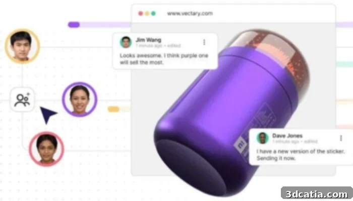 Vectary Pro collaboration features
