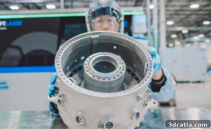 GE Additive engine component part consolidation