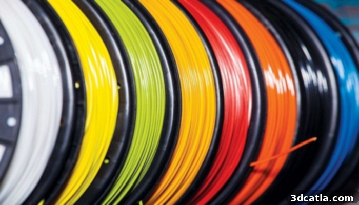 3D printer using plastic filament