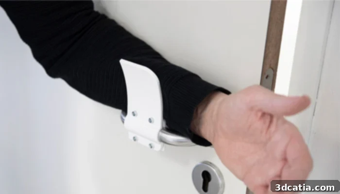 3D printed contactless door openers to prevent virus transmission