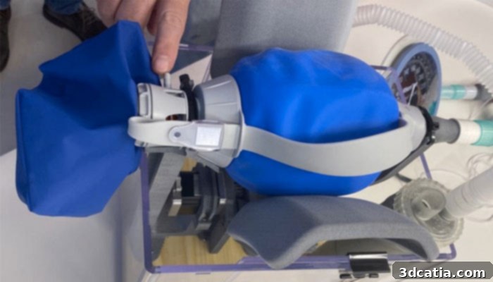 The first 3D printed emergency respirator for hospitals, developed in Spain