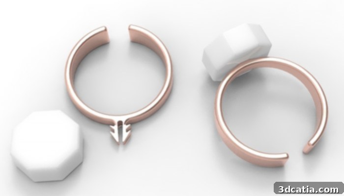 3D printed soap ring for portable hand hygiene
