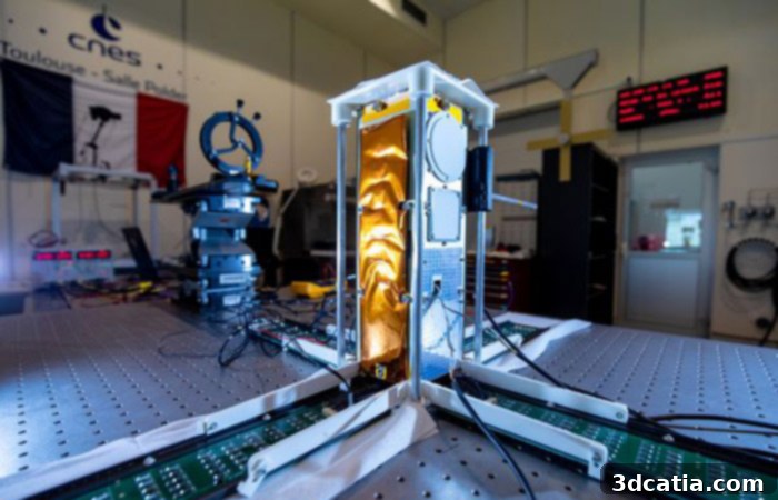 CNES’s Eyesat satellite equipped with two antennas developed by Anywaves