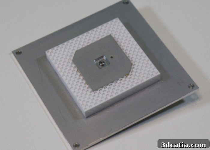 3D Printed Ceramic Antenna for Small Satellites