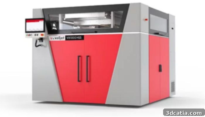 Voxeljet VX1000 HSS polymer 3D printer