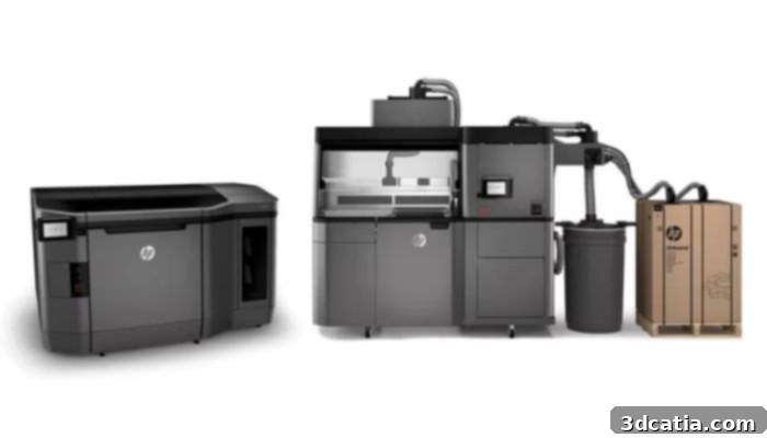 HP Jet Fusion 4200 industrial 3D printer
