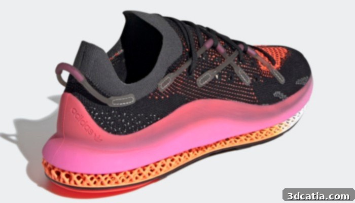 Adidas 4D Fusio - close-up detail