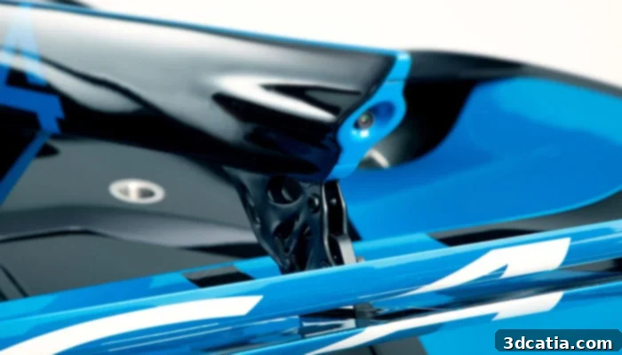 Additive manufacturing enables automakers to significantly reduce the total weight of their high-performance vehicles, as seen in the Bugatti Bolide.