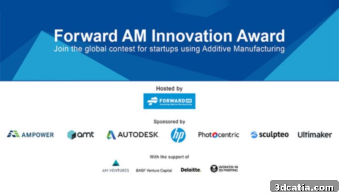 Forward AM Innovation Award sponsors banner