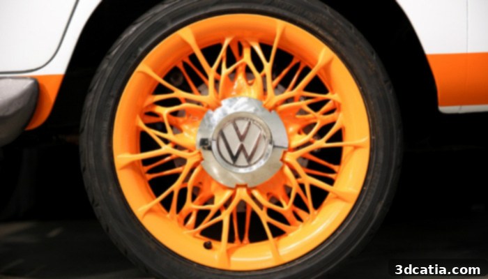 Autodesk's generative design tools for Volkswagen Microbus wheels