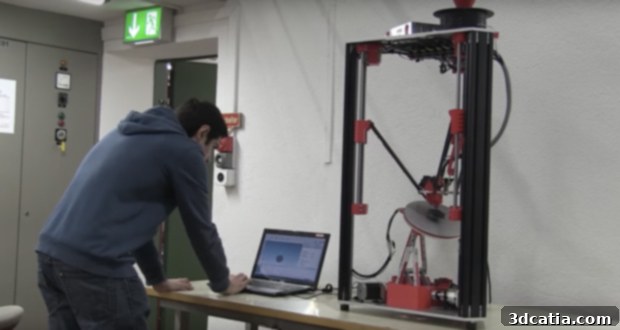 The innovative 6-axis 3D printer developed by Oliver Tolar and Denis Herrmann