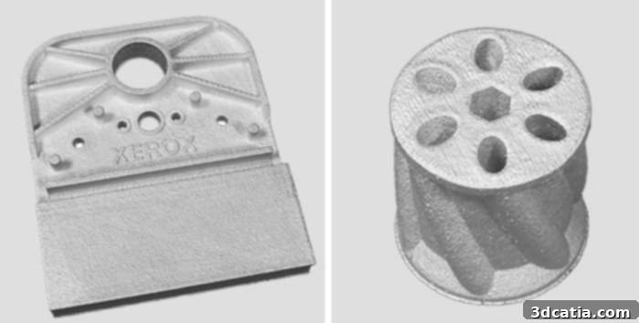 Parts printed with Xerox ElemX