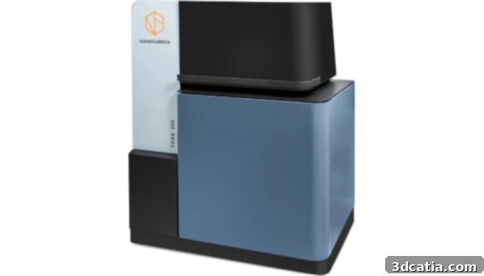 Nanofabrica's TERA 250 can be used for microscale 3D printing with extreme precision.