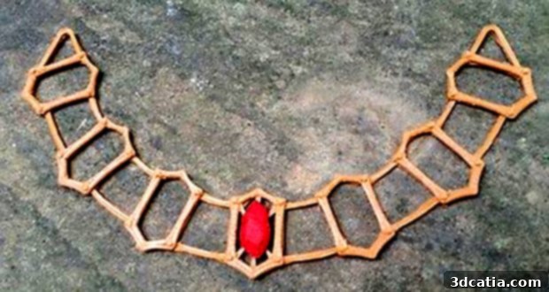 Game of Thrones 3D printed Melisandre's Necklace