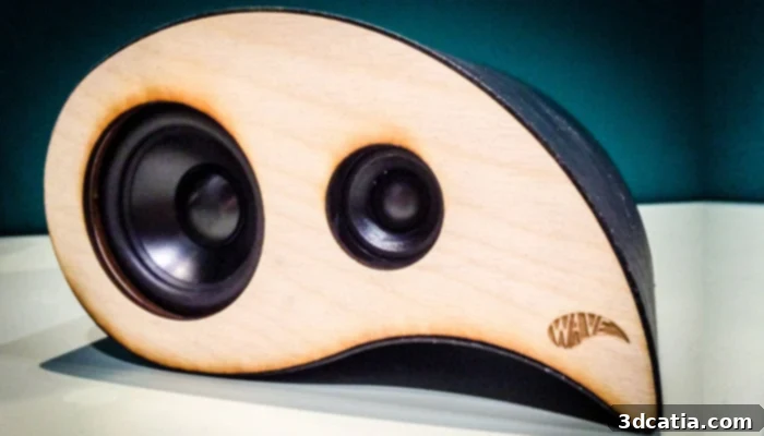 Brilliant 3D Printing Projects for Your Raspberry Pi 4 Wave Speaker with Raspberry Pi