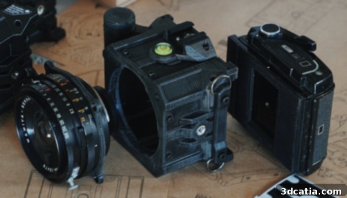 Dora Goodman offers comprehensive DIY kits, enabling individuals to build their own 3D printed cameras at home.