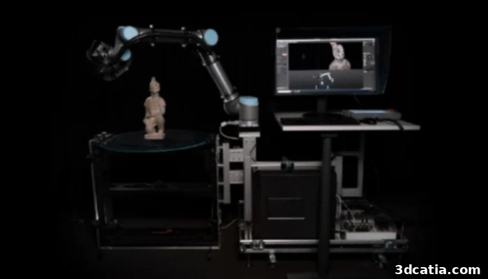 Fraunhofer CultArm3D, a mobile 3D scanner for cultural heritage digitization