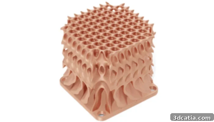 The heat sink (photo credits: Digital Metal)