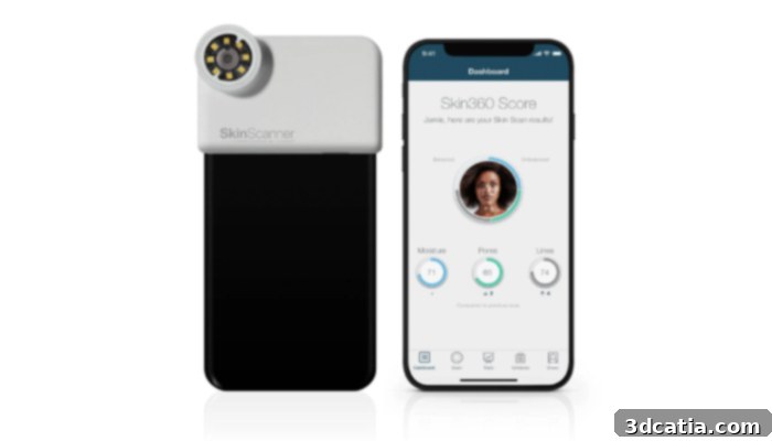 Neutrogena MaskID uses a 3D camera to capture facial details for personalized skincare