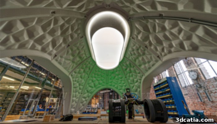 The R-IGLO 3D printed shelter demonstrating its modular and customizable design, offering versatile solutions for various applications (photo credits: Royal3D)
