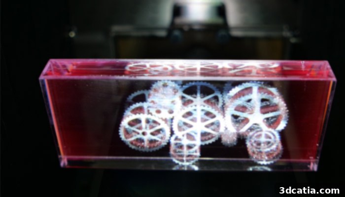 The xube machine uses high viscosity resins (photo credits: xolo)