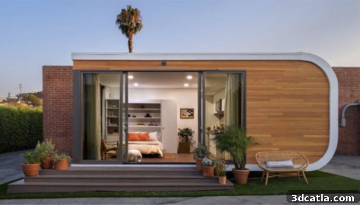 World's first 3D-printed zero net energy homes community by Mighty Buildings and Palari Group in Rancho Mirage.