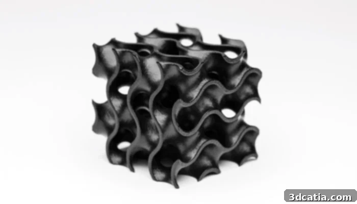 Part 3D printed using PA 11 on the new H Series System