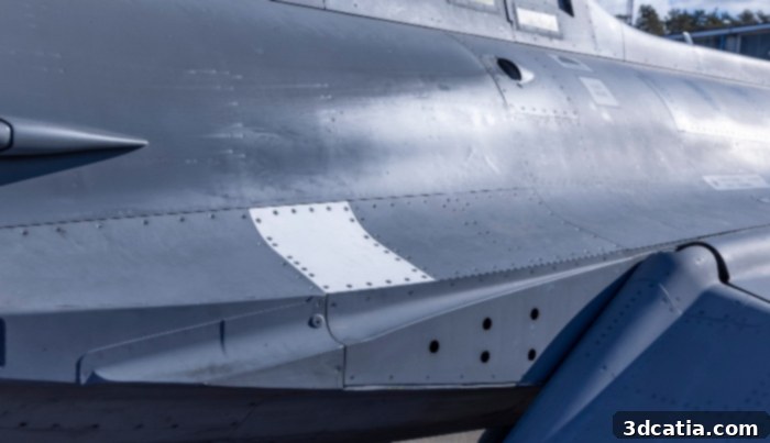 Saab Gripen fighter with 3D printed part